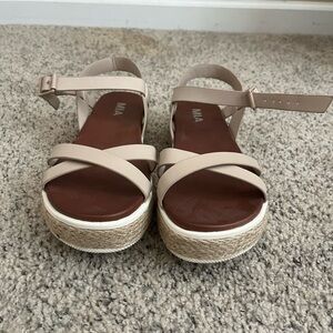 Mia Womens Vivica Sandals - size 7.5 - Tan